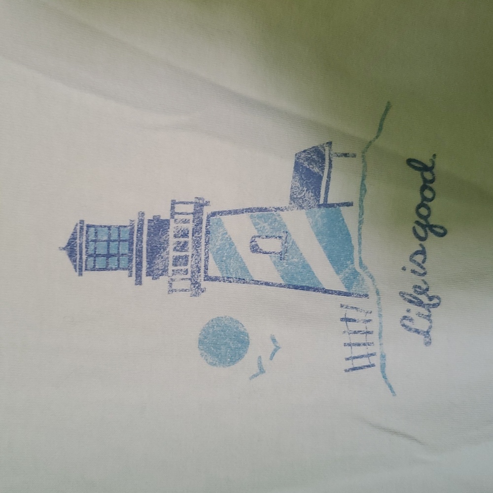 Life Is Good Lighthouse T Shirt - Picture 5 of 9